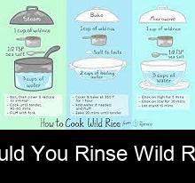 Should you Rinse wild rice?